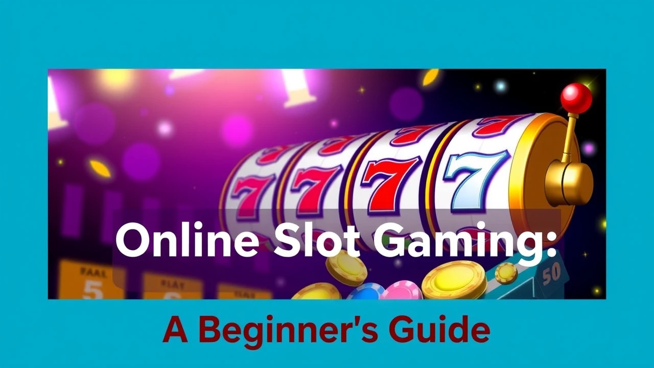 Unveiling the Thrills of Online Slot Gaming: A Beginner's Guide